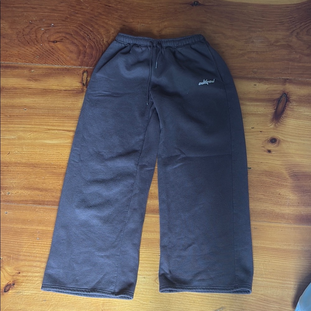 Edikted Gray Sweatpants Relaxed Fit Joggers